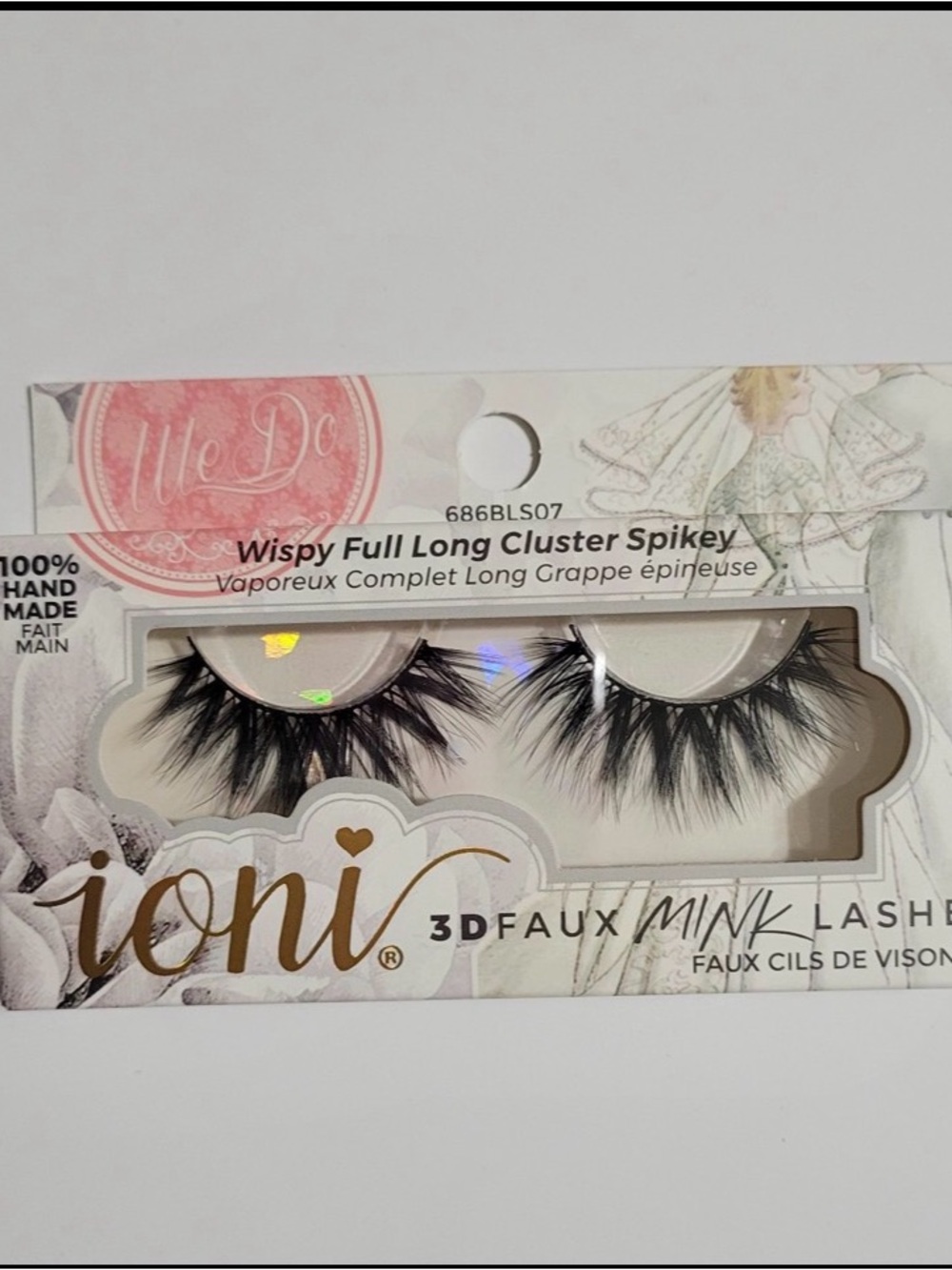 Wispy Full Long Cluster Spikey 3D Faux Mink Lashes - Black